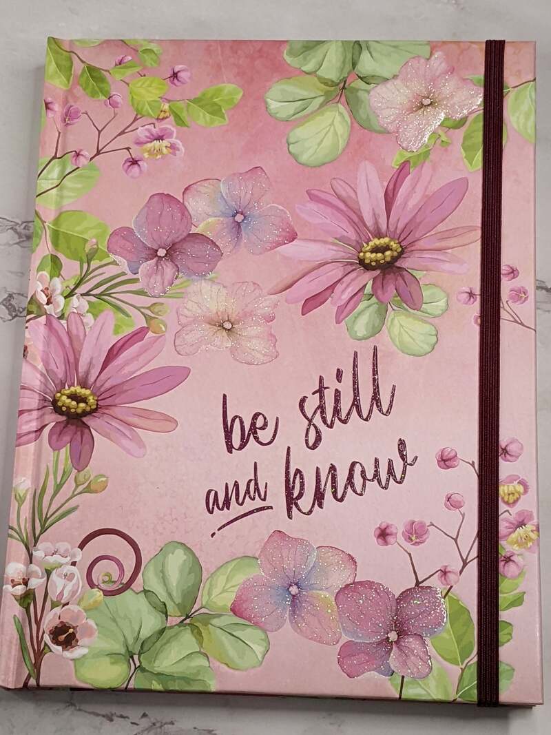 Be Still Glitter Devotional Journal
