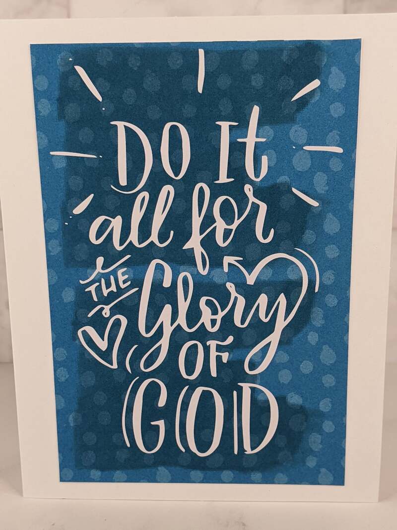 Glory of God Card