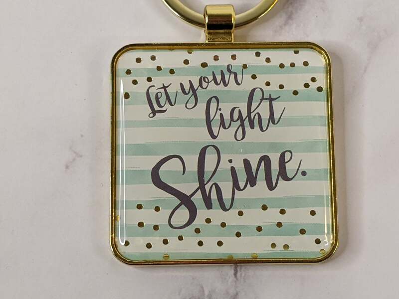 Let Your Light Shine Keyring