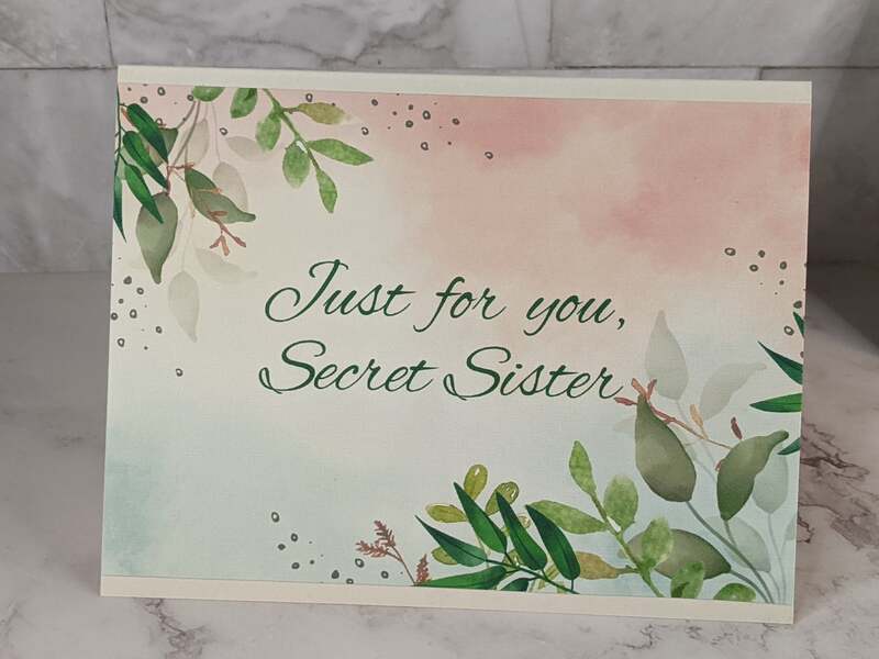 Secret Sister Amazing Day Card