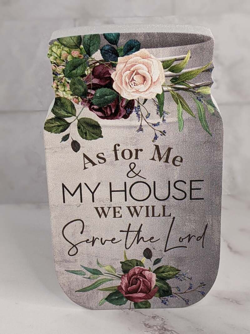 Serve The Lord Shelf Jar