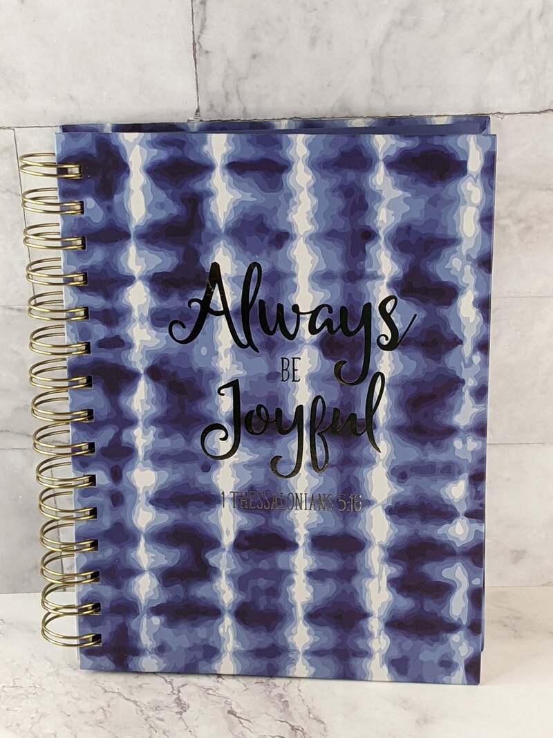Always Be Joyful Spiral Journal