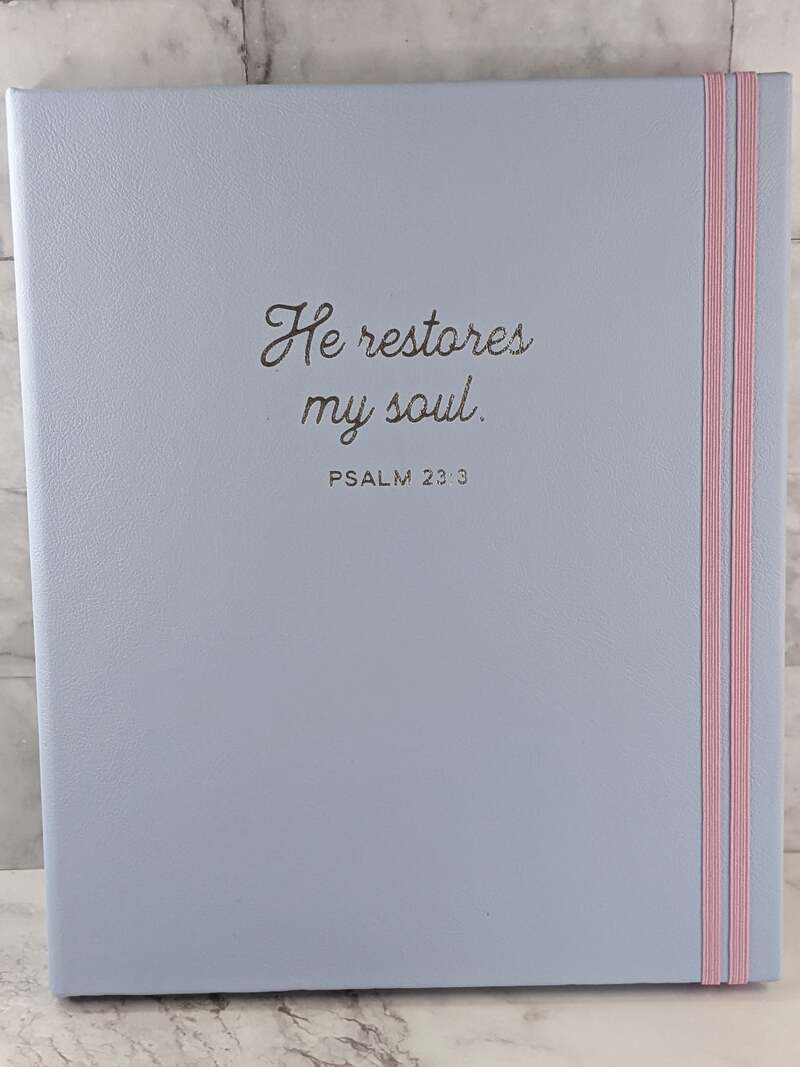 He Restores My Soul Notebook