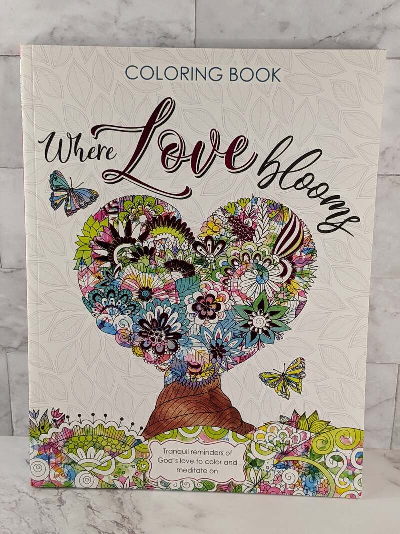 Where Love Blooms Coloring Book