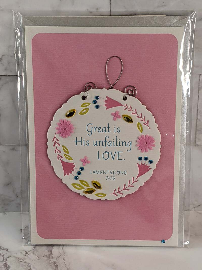 His Unfailing Love Birthday Card