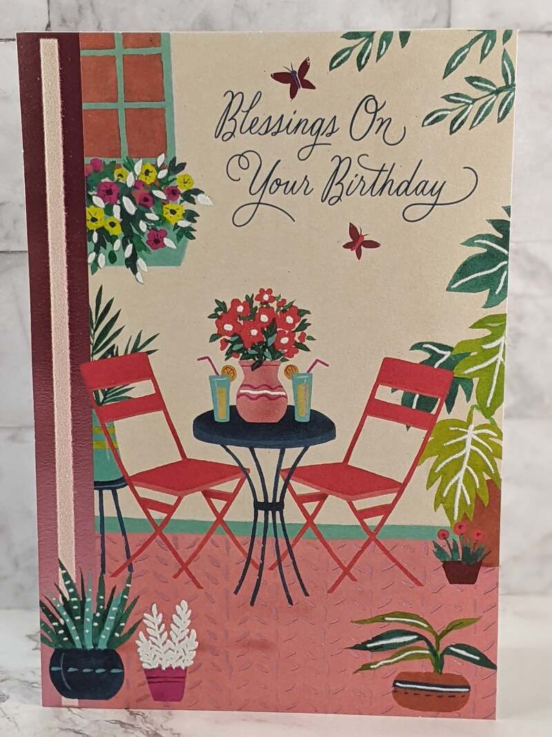 Blessings On Your Birthday Card
