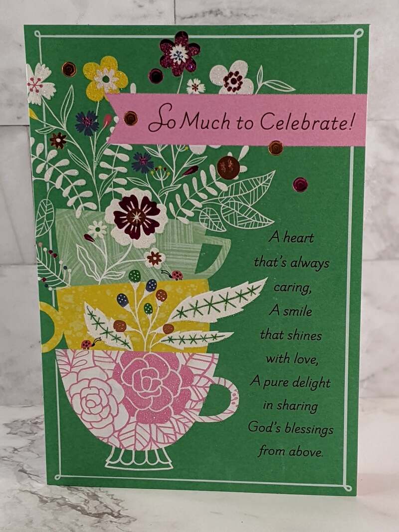 So Much To Celebrate Birthday Card