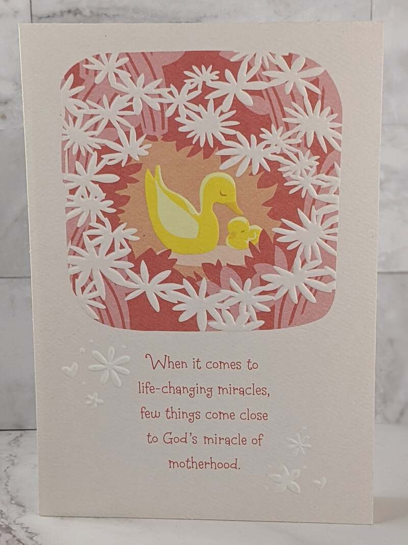 Miracle of Motherhood Baby Card