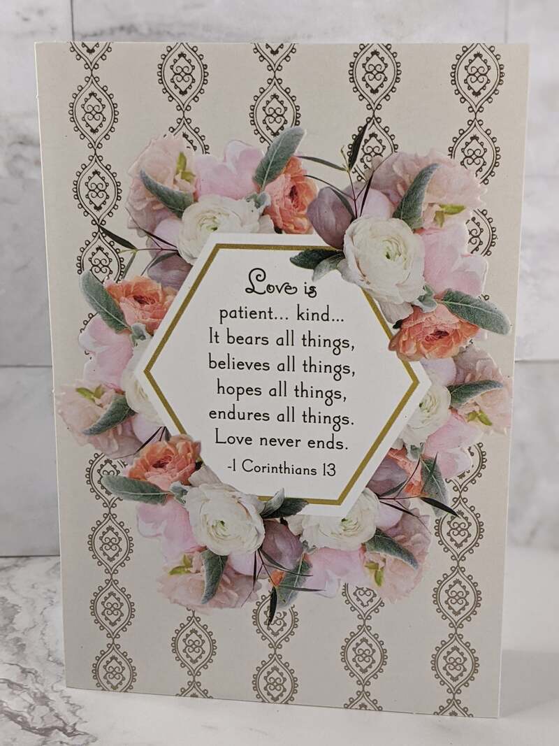 LOVE IS Wedding Card