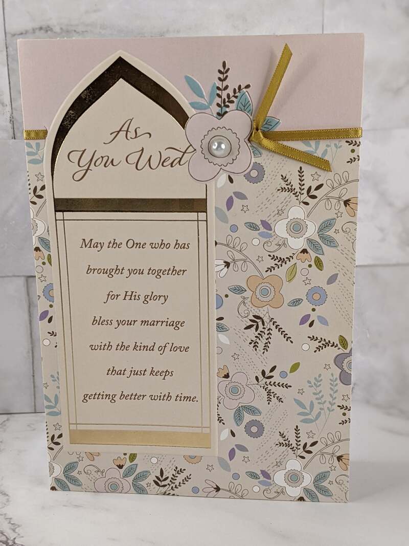 As You Wed Wedding Card