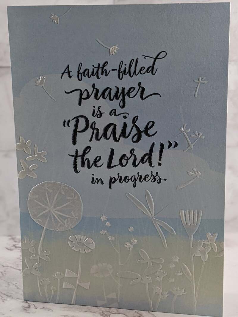 A Faith-Filled Prayer Card