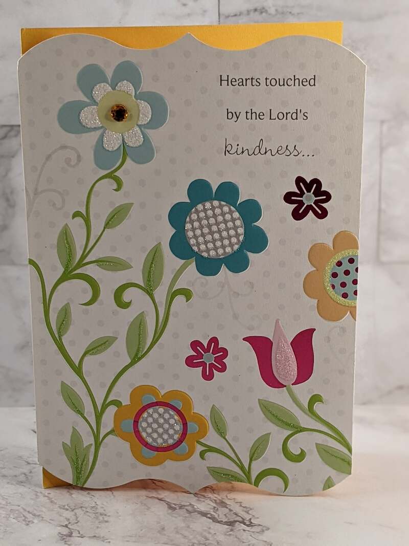 Hearts Touched Thank You Card