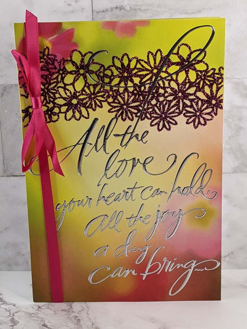 God's Best To You Congratulations Card