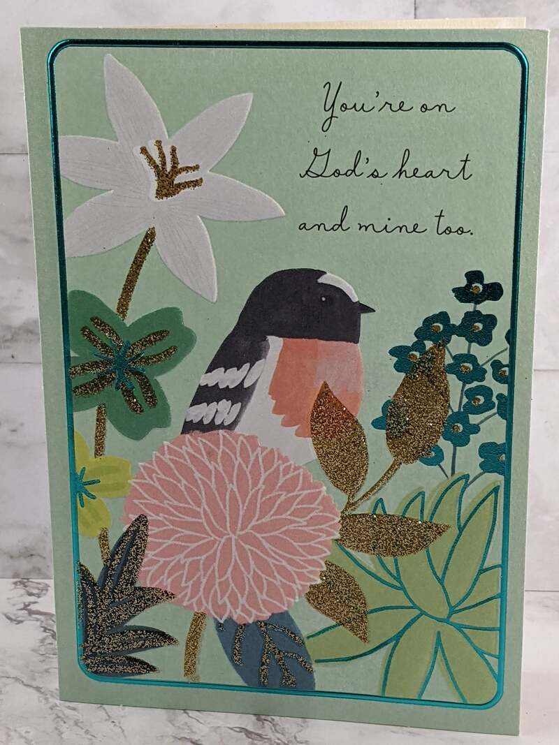 On God's Heart and Mine Card