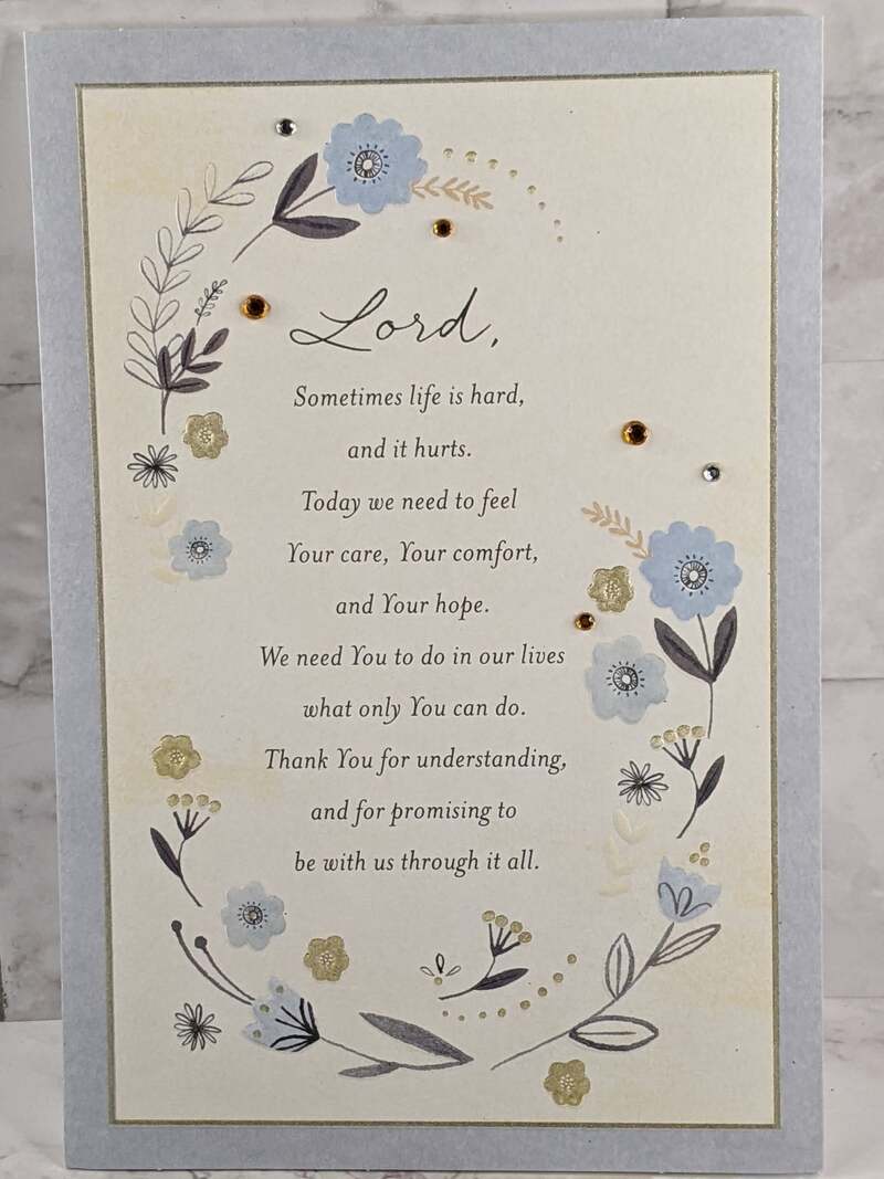 He Knows Your Needs Card