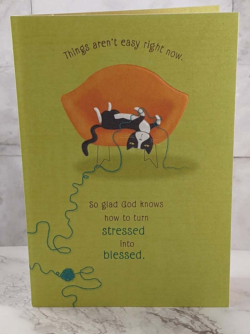 Turn Stressed Into Blessed Card
