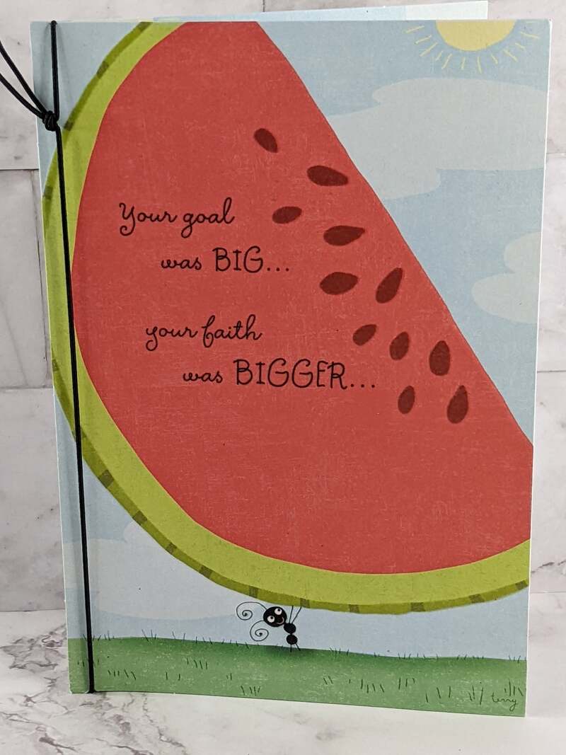 Big Goal Congratulations Card