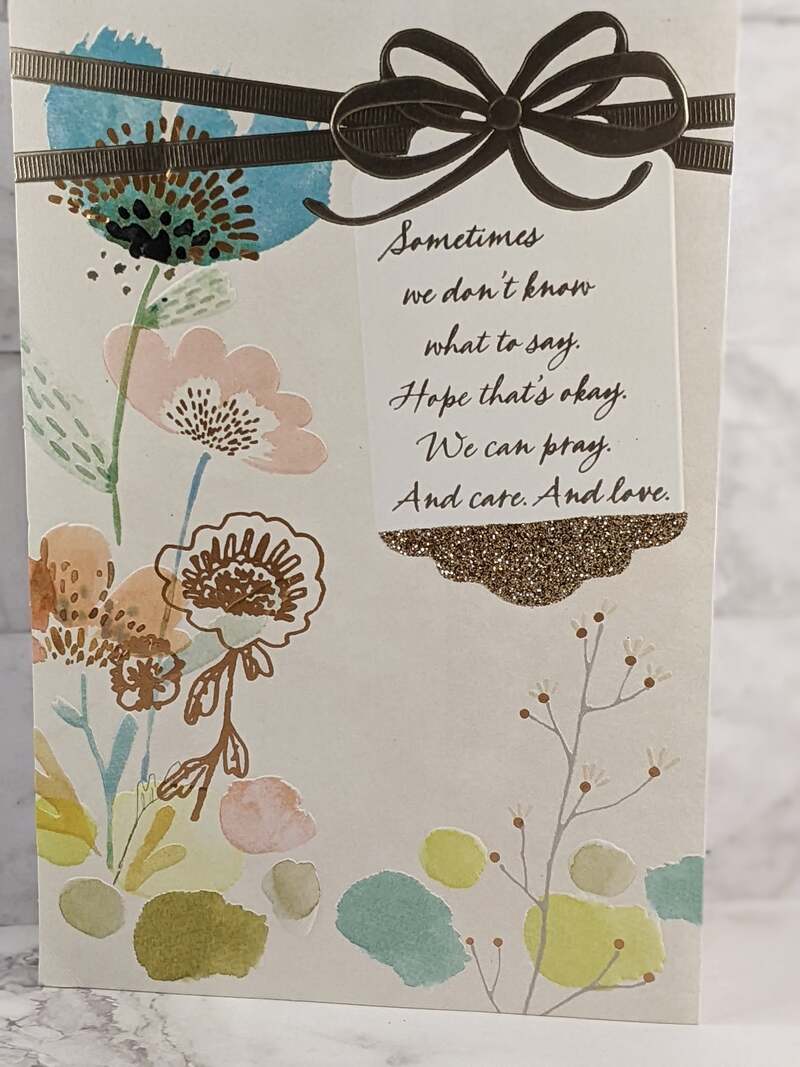 Pray Care and Love Card