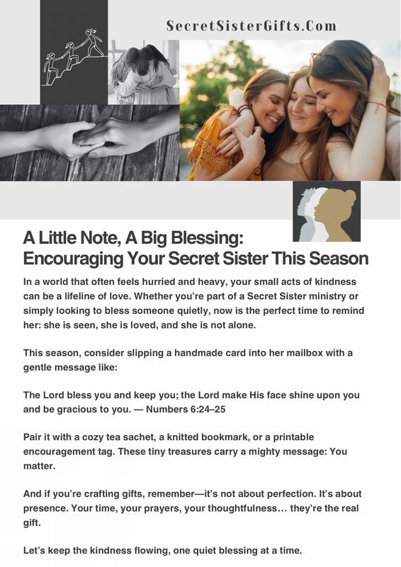 Encouraging Your Secret Sister This Season