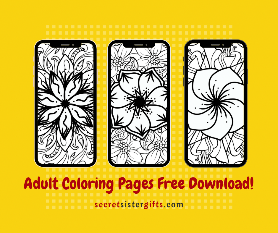 Printable Flower Coloring Sheets