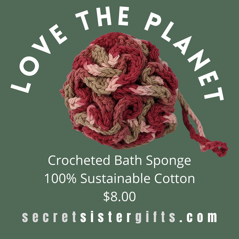 Reusable Crocheted Bath Sponge