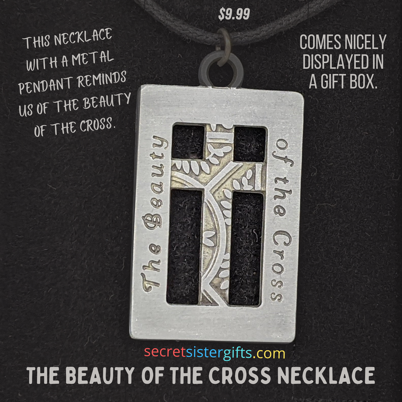 The Beauty of the Cross Necklace Gift Idea for Secret Sister