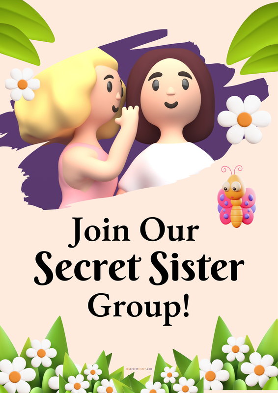 Printable Flyer for Secret Sister Group