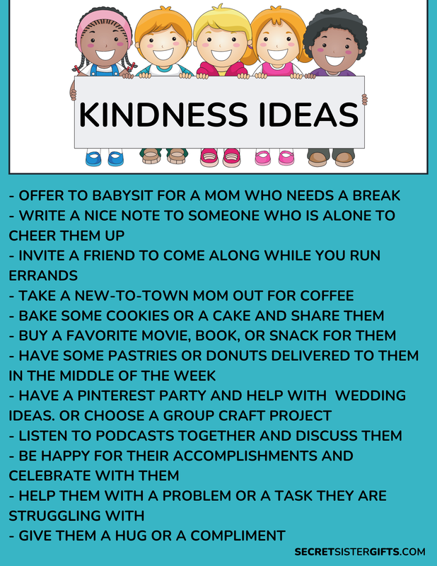 List of Kindness Ideas