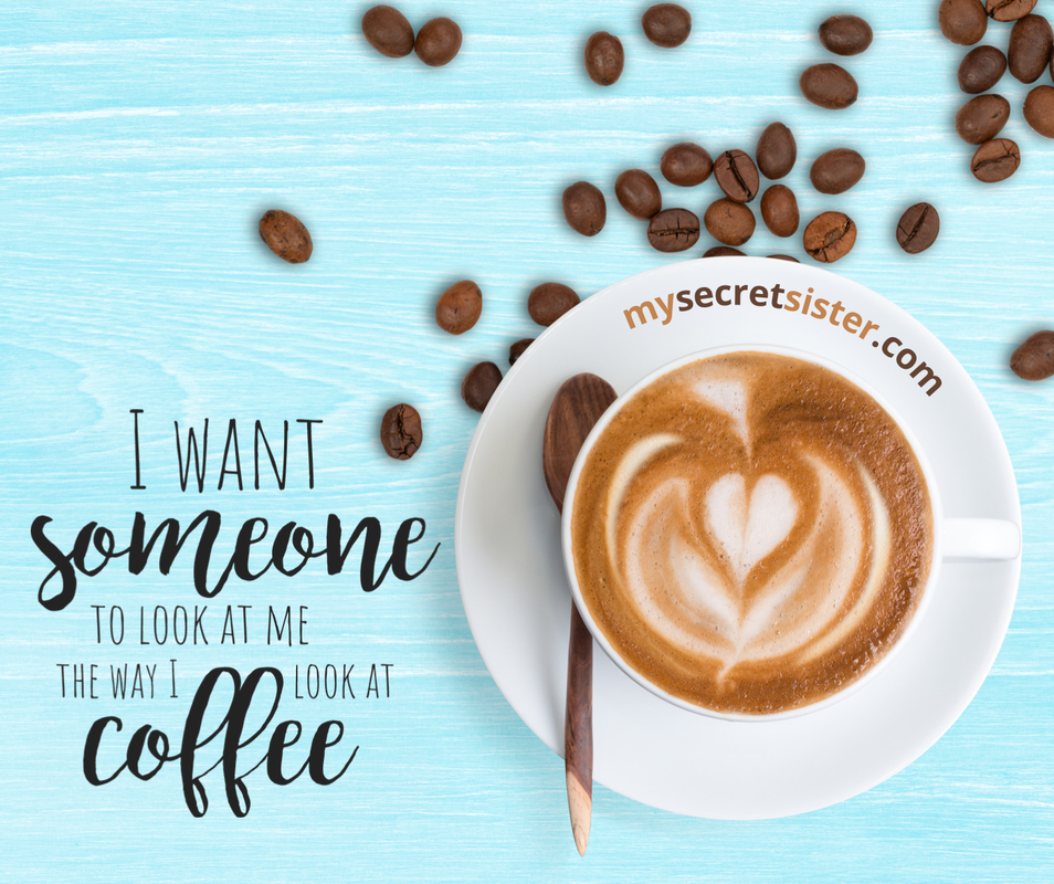 Secret Sister Gifts: Coffee Quote