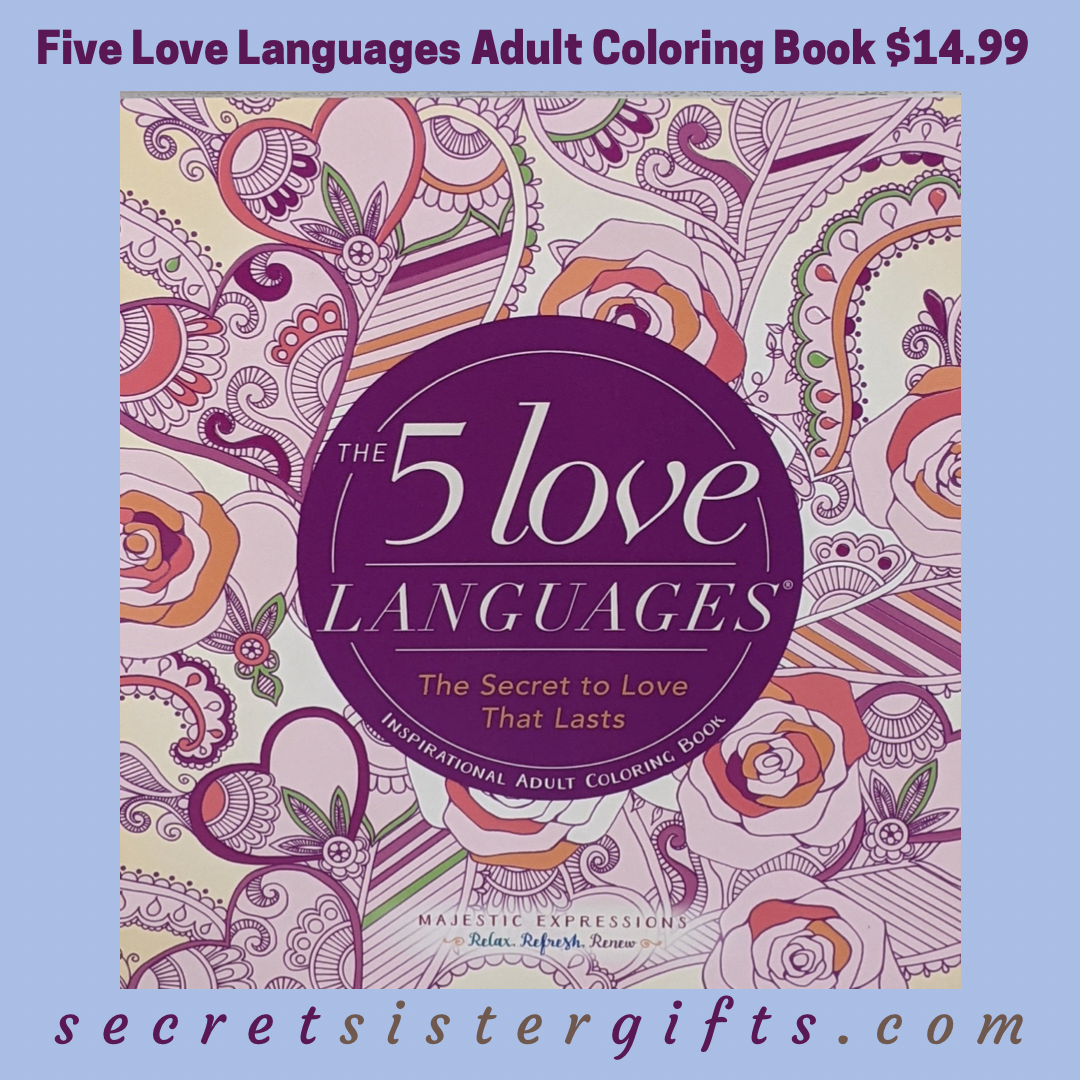 The Five Love Languages Coloring Book - Inspirational Gift