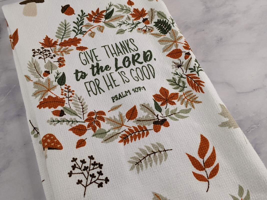 Give Thanks Autumn Hand Towel