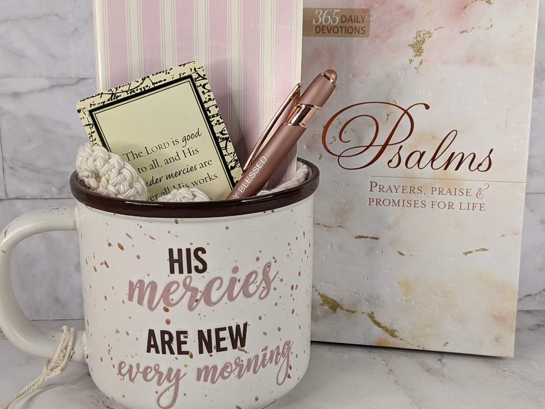 New Mercies & Psalms Gift Set - Christian gift sets for women.