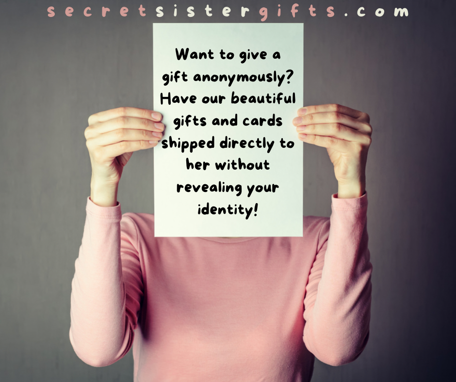 How to give a gift anonymously!