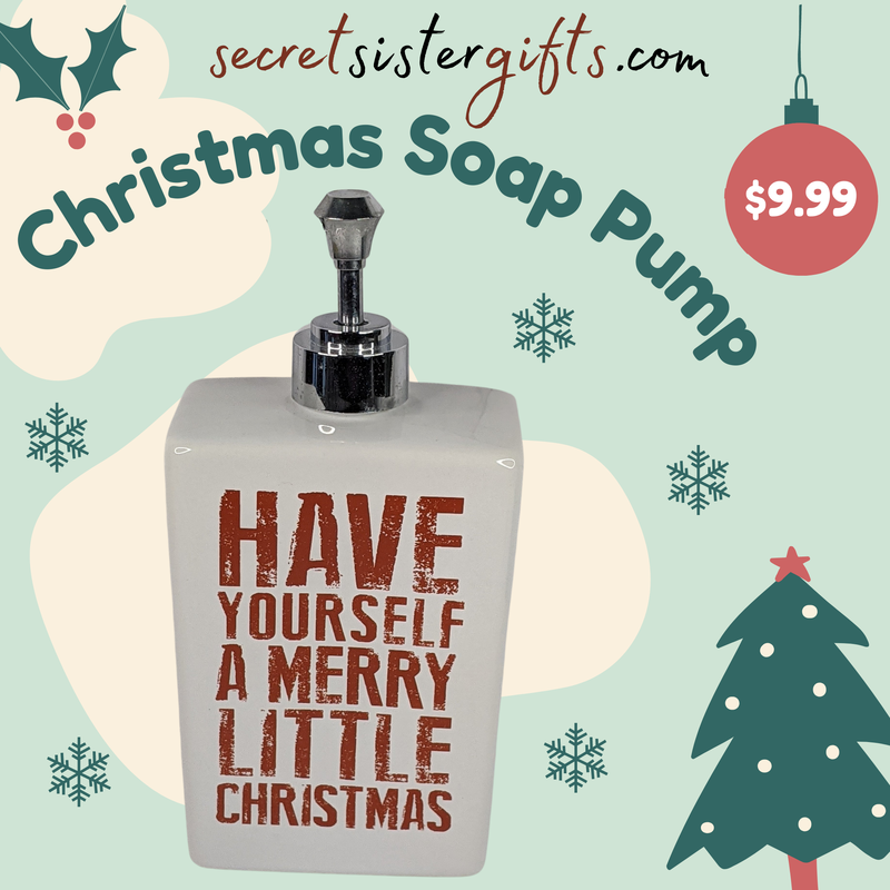 Merry Little Christmas Soap Dispenser